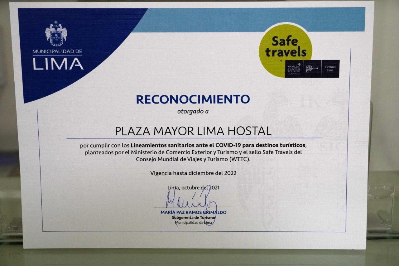 Plaza Mayor Lima Exterior photo